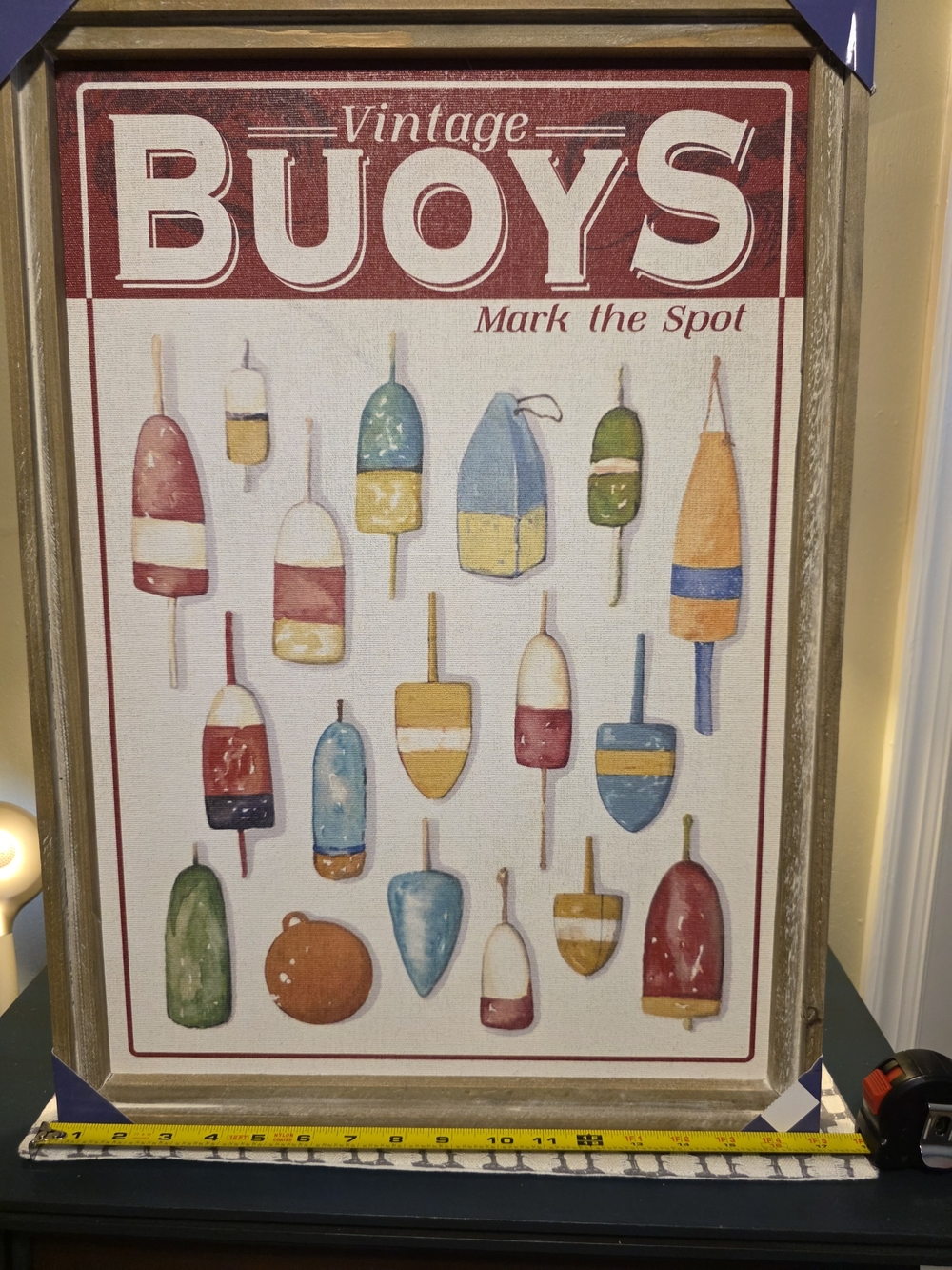 Vintage Buoys Nautical Wall Art - Multicolor